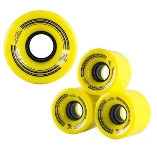 Kolieska na Pennyboard žlté 4 ks