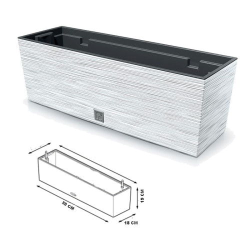 Truhlík FURU CASE 58cm- biely