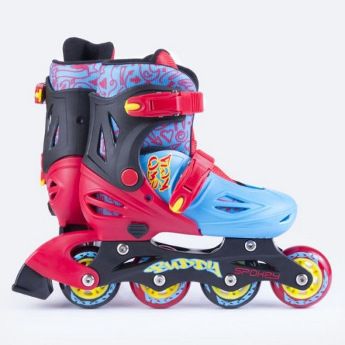 Kolieskové korčule Spokey Buddy - červene 30-33