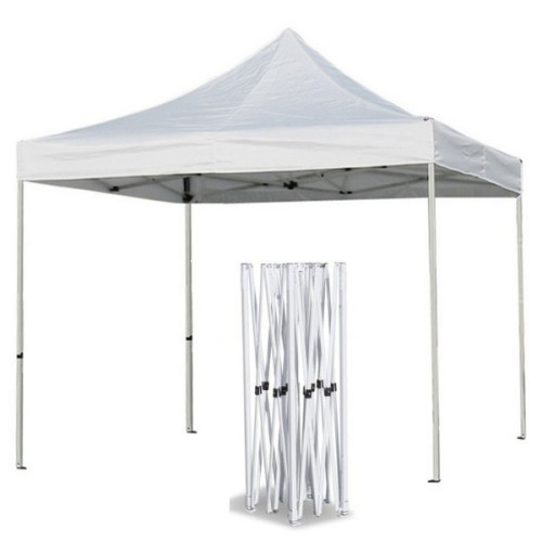 Nožnicový altánok Stahl - 3x3 m - Weiss