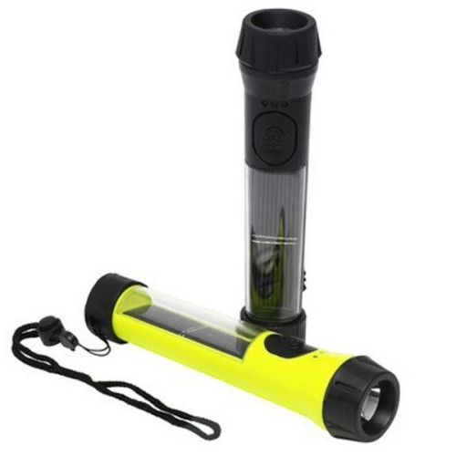 LED solar vrecková baterka