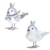 Deko Vták sa korunkou 18 cm