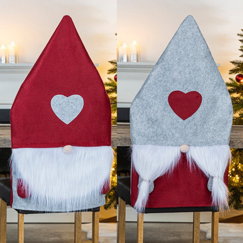 Poťah na stoličku v dizajne gnome - Škriatok