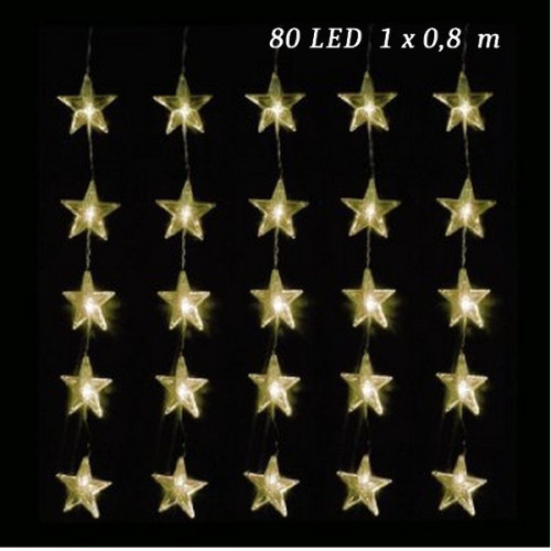 LED hviezdy závas 2x120 cm - 80 LED