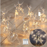 LED svetelná reťaz Jeleň 10 LED