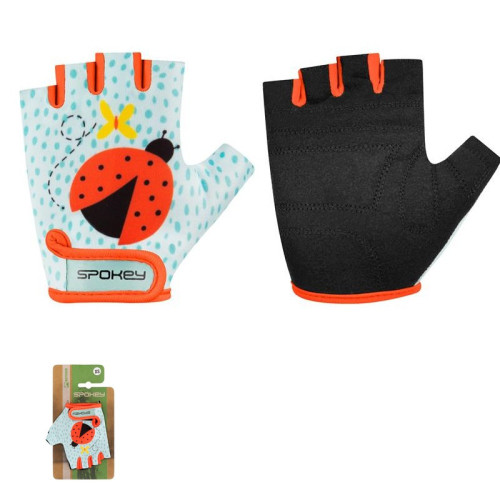 Detská Cyklistické Rukavice PLAY LADYBUG - S
