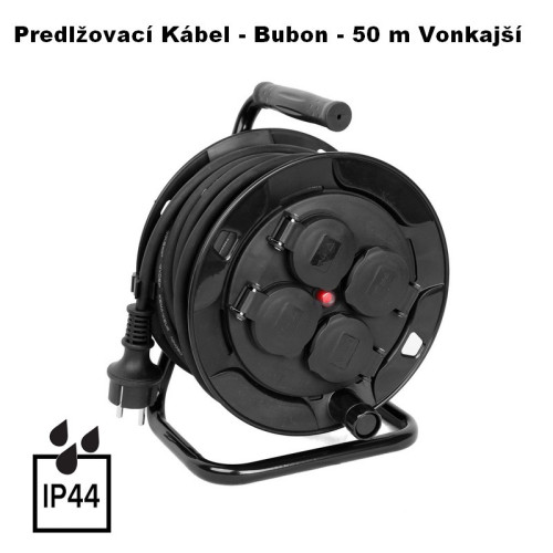 Predlžovací kábel BUBON 50 m - vonkajší
