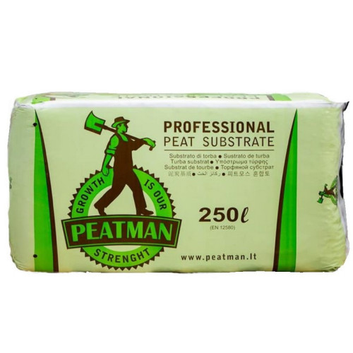 SUBSTRÁT PEATMAN PM2, 250L ČREPNÍKOVÝ 0-20MM 18/P