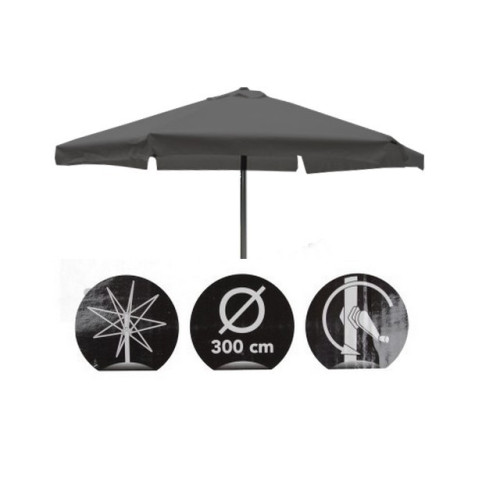 Slnečník s kľukou 300 cm - Stein