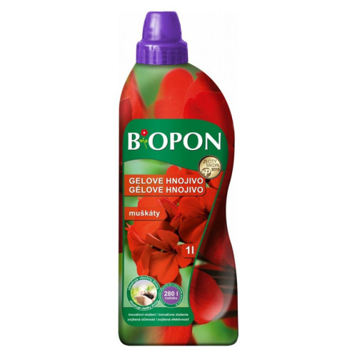 BOPON Gelové hnojivo 1000 ml Muškáty
