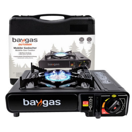 Plynový varič kempingový hliníkový BAYGAS